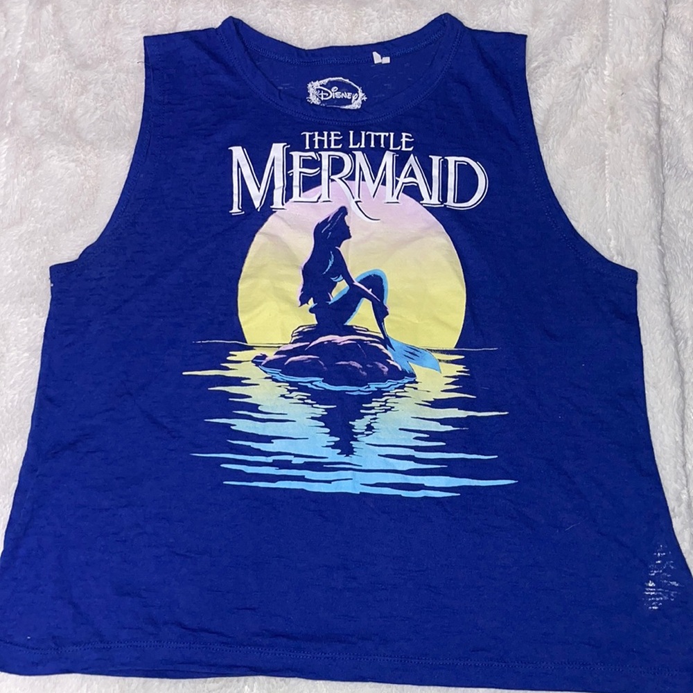 The little mermaid muscle tank